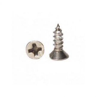 Шуруп мини для крепления декоративных элементов 10 г. (цв.серебро) 4x8мм